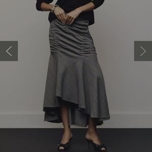 Maeve Ruched Mermaid skirt Anthropologie size Medium